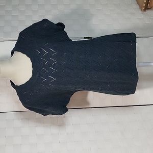 Coldwater Creek Size S Women's Green Short Sleeve Sweater